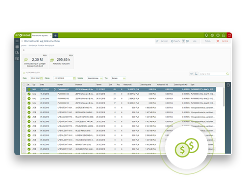 system erp enova365 moduł BI - screen