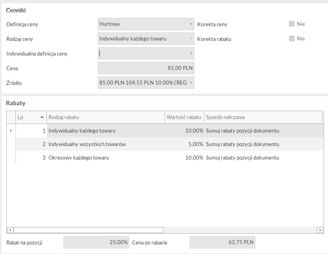 zarządzanie cenami w enova365